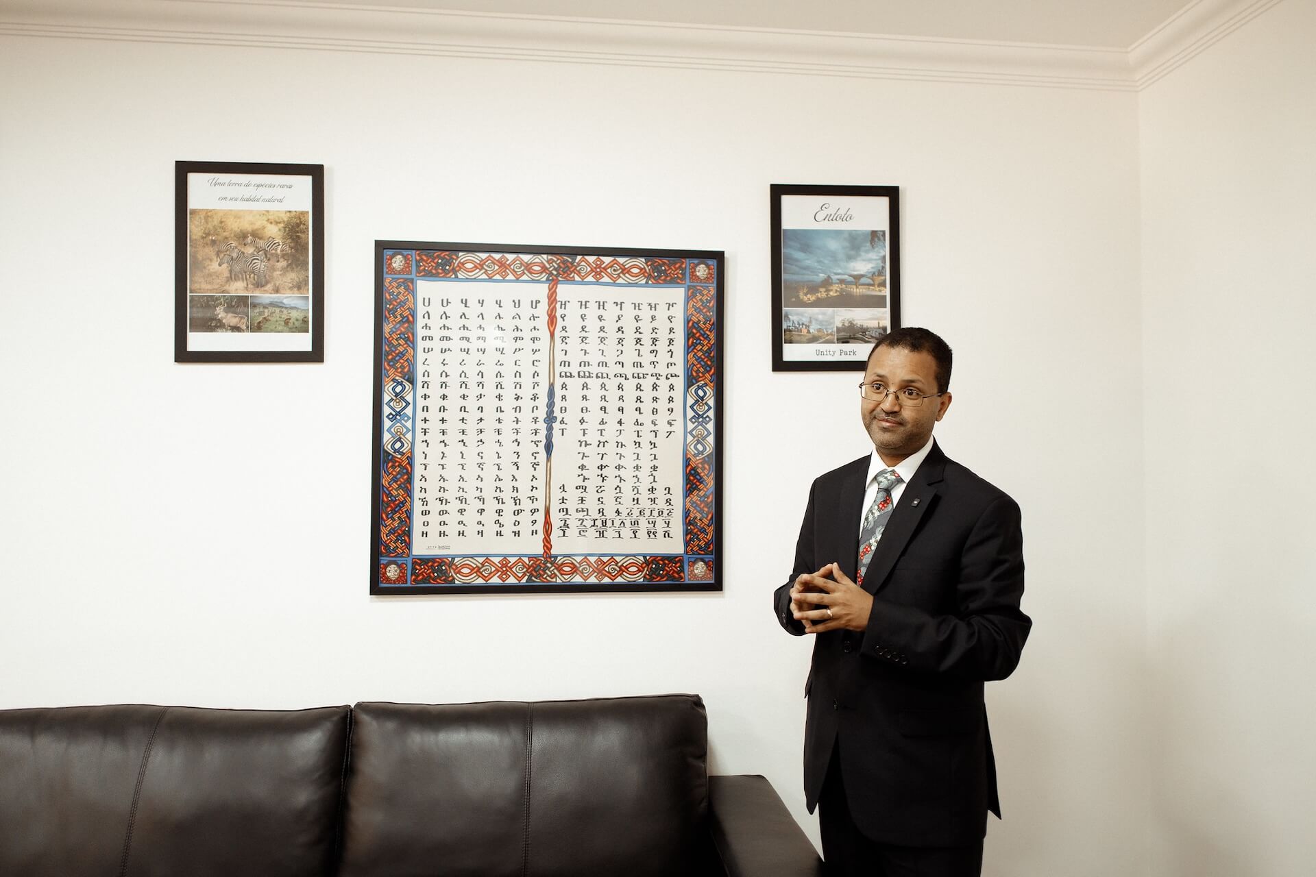 The Ethiopian alphabet, also known as the Ge'ez script, is still in use today. Image: Isabela Castilho/ BRICS Brasil