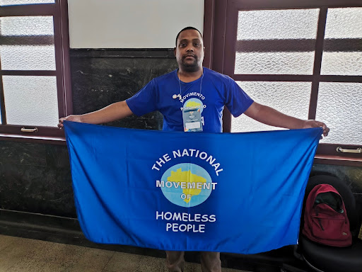 Flávio Lino, executive secretary at Brasil’s National Movement of People in Situational Homelessness (MNPSR). Image: Julia Lima