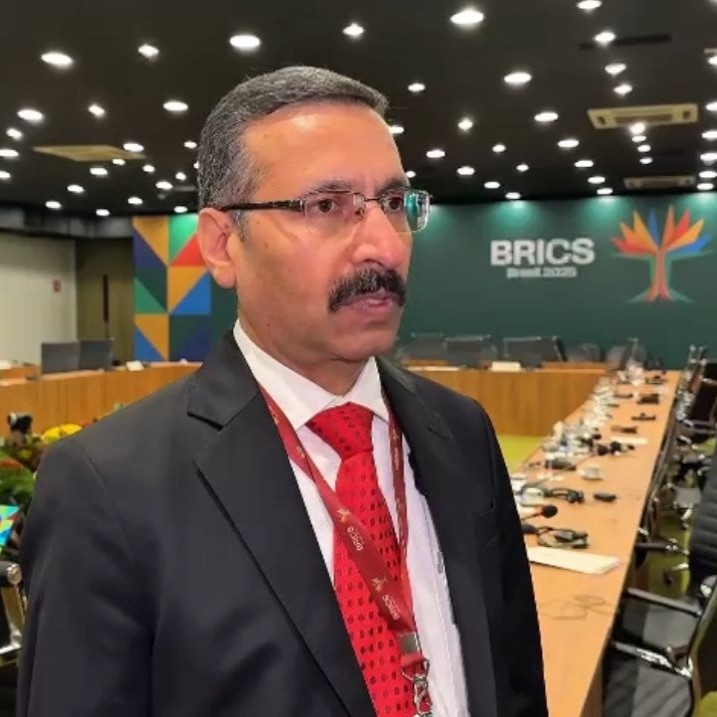  Yashvir Singh, India’s Minister of Commerce and Industry, notes that the issue of WTO reform has been present since the first BRICS debate and will remain relevant during India’s BRICS presidency in 2026. Photo: Gabriel Della Giustina/BRICS Brasil
