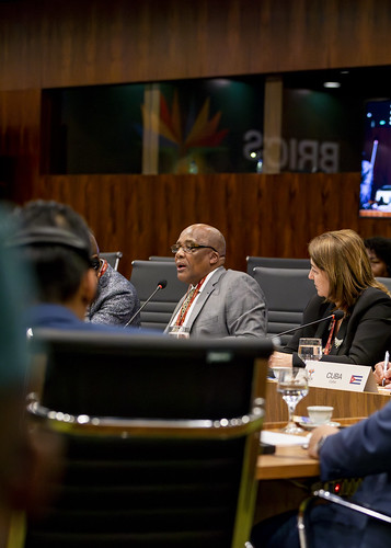  South Africa’s Health Minister, Aaron Motsoaledi, called for urgent action to eliminate tuberculosis. Photo: João Risi / Ministry of Health