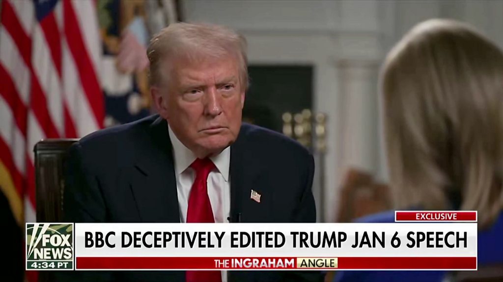 Trump says he has “obligation” to sue BBC for $1 billion