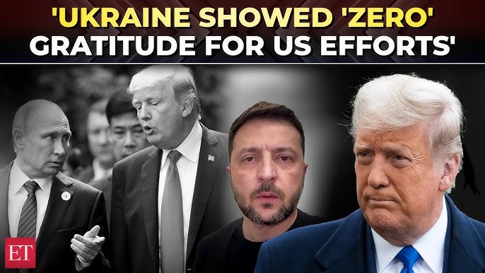 Trump says Ukraine’s leadership has “zero gratitude”